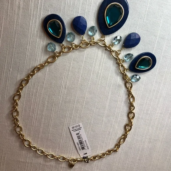 Carolee Semi-Precious Accents Blue Necklace - Picture 11 of 16
